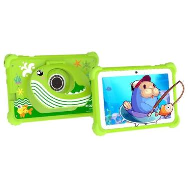 Imagem de Tablet Infantil 64GB Android 13  4GB RAM Quadcore, Câmera 4MP, WiFi, Y