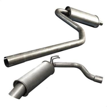 Imagem de Kit Escapamento Abafador + Esportivo Uno Mille Brio 92 A 96 - ScapJá