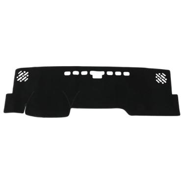 Imagem de Hihaha Capa de painel para Toyota Camry Le Se 2025-2026 No Hud Capa de painel interior de carro antiderrapante/antipoeira poliéster preto 1 peça