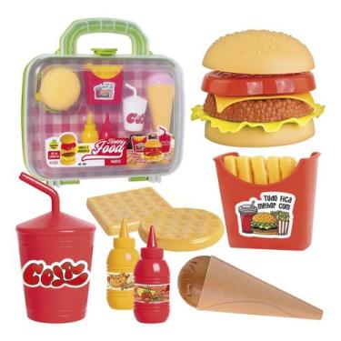 Imagem de Maleta Lanchonete de Brinquedo - Maleta Fast Food - Samba Toys