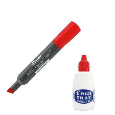 Imagem de Pincel atomico permanente vermelho1110+reabastecedortr-pilot