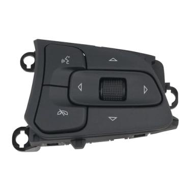 Imagem de Interruptor de controle de áudio com botão de volante compatível com Chevrolet Blazer EV/Blazer/Silverado 1500 LTD/Silverado 2500 3500 HD/Sierra 1500 Limited/GMC Sierra 1500 Substitui 13535357