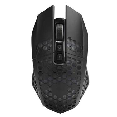 Imagem de XUXHOU 2,4 GHz MUTO MUTO DE Mouse Sem Fio RGB Mouse Com Bateria Recarregável para o Tipo Geral DE Caderno DE Mesa (Preto)