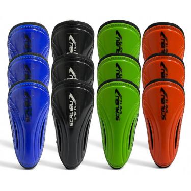 Imagem de Scalibu, Kit com 12 Caneleiras para Futebol/Futsal, Juvenil