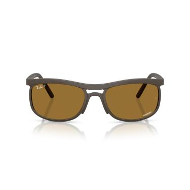 Imagem de Óculos de Sol Ray-Ban Polarizado 0RB4452CH 612473 Tam 59 / Marrom - Lentes Marrom