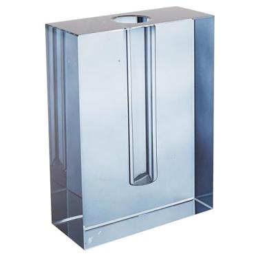 Imagem de VASO DECORATIVO EM CRISTAL AZULADO