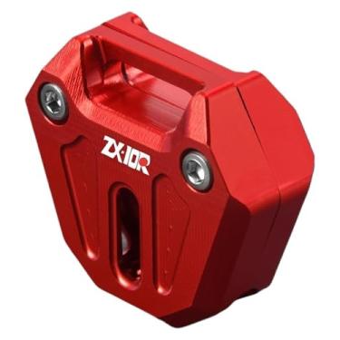 Imagem de Capa protetora de chave de motocicleta compatível com ZX10R ZX 10R 2004-2023 (logotipo Zx10r)
