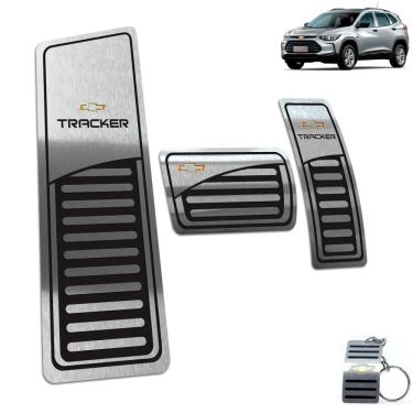 Imagem de Descanso + Pedaleira Automático Chevrolet Tracker 2020 Preto