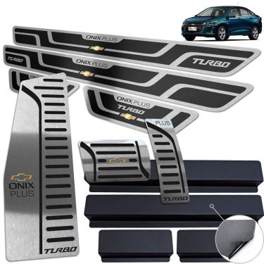 Imagem de Descanso Pedaleira Soleira Onix Plus Turbo 2020 Preto