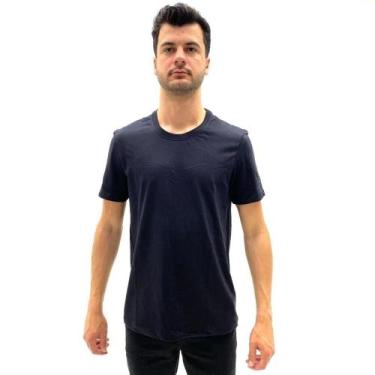 Imagem de Camiseta Hering Básica Sem Costura Manga Curta Masculina, G, Preto