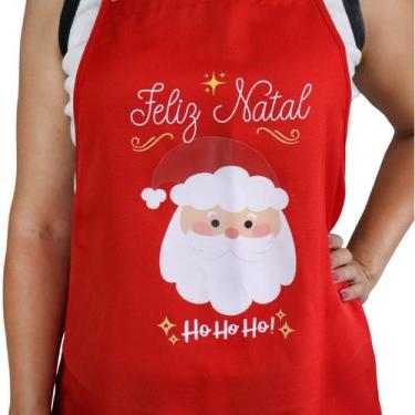 Imagem de Avental de Natal Presente Feliz Natal - D Lima produtos, Avental Papai