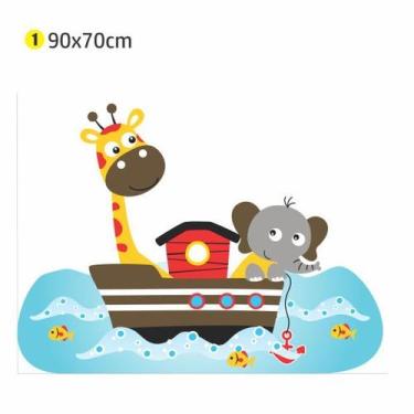 Imagem de Adesivo de Parede Safari Auto Mar - Shoppingnet