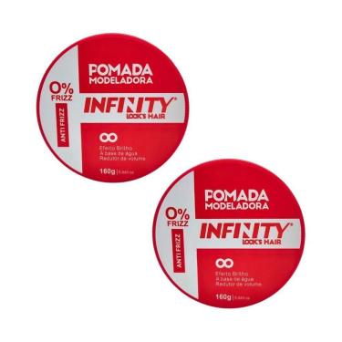 Imagem de Pomada Capilar Infinity Vermelha 160G - Kit Com 2Un