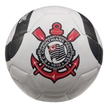 Imagem de Bola De Futebol Corinthians Em material sintético Tamanho 5 - SMACTUDO