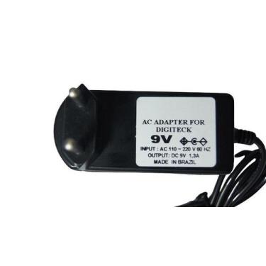 Imagem de Fonte DC 9V 1,3A Compatível com Pedaleira Digitech - Bivolt - Starfont