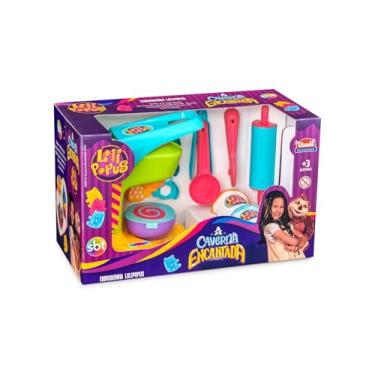 Imagem de Usual Brinquedos -Fabriquinha Lolipopus Kit Massa de modelar e caverna encantada