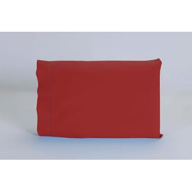 Imagem de Kit 04 Fronhas 50x90 Ponto Palito 100% Algodão 180 Fios (Terracota)