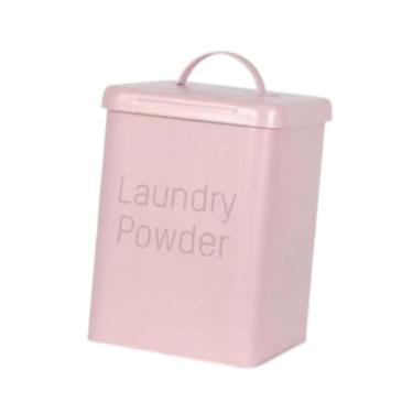 Imagem de Bothyi Recipiente para detergentes de roupa, recipiente para arroz com tampa, decoração de fazenda, de 5 litros, organizador de para grãos, farinha