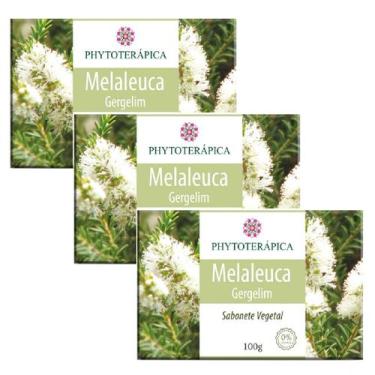 Imagem de 3X Sabonete de Melaleuca e Gergelim - Phytoterapica - Phytoterápica