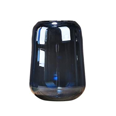 Imagem de Vaso de vidro para flores, vaso criativo simples, vaso de vidro hidropônico transparente, decoração de sala de estar, sala de jantar, arranjo de flores, utensílio de flor, decoração de vaso de flores