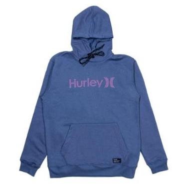 Imagem de Moletom Hurley O&O Solid Azul Marinho Cor:;Tamanho:M;Gênero:Masculino-Masculino