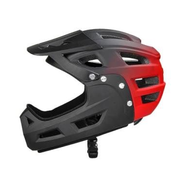 Imagem de menolana Capacete de bicicleta para adultos com viseira, capacete de bicicleta para deslocamento diário, skate para homens e mulheres, patinação ventilada, Preto Vermelho