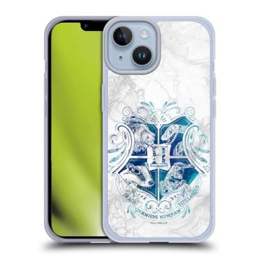 Imagem de Head Case Designs Capa de gel macio oficialmente licenciada Harry Potter Hogwarts Aguamenti Relíquias da Morte IX compatível com Apple iPhone 14