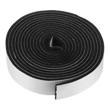 Imagem de Generic Vedações de vedação de defumador 3 m 2,5 cm x 1/20.3 cm juntas de grelha de alta temperatura substituição fita térmica feltro autoadesivo para fumantes tampa de churrasco