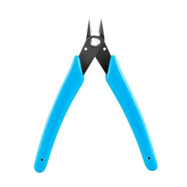 Imagem de Alicate de corte elétrico profissional – Ferramenta de corte de precisão para fios, cabos e fechos de correr | Design ergonômico para bricolage, joias e trabalho elétrico, azul