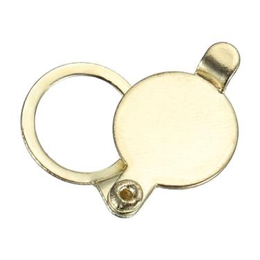 Imagem de Capa olho mágico de 1,27 cm (1/5.1 cm), visor de porta de privacidade, protetor de olho mágico para casa, apartamento, hotel, imitação de ouro