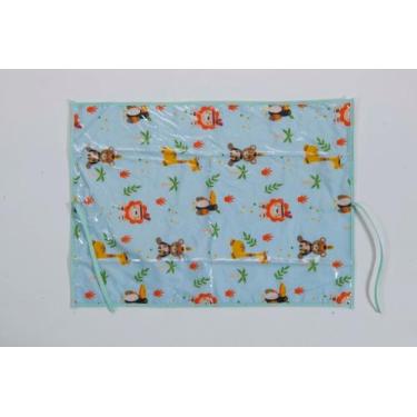 Imagem de Trocador para Bolsa de Bebê Neutro Menino Tucano Animais Verde Agua Pl