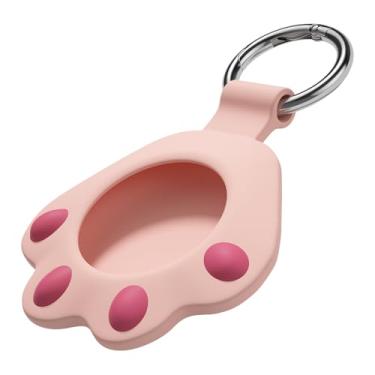 Imagem de Capa para gatos compatível com AirTag, capa protetora GPS à prova de choque para animais de estimação, chaves, bagagem, mochila