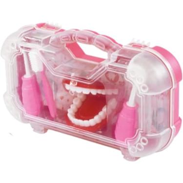 Imagem de Maleta de Médico Infantil, Brinquedo de Doutor com 8 Peças, Presente Educativo para Crianças (Dentista Rosa)