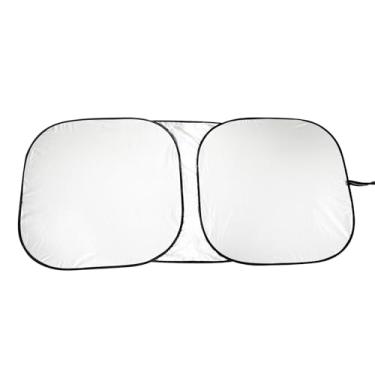 Imagem de Shakas Protetor solar de para-brisa de carro, bloqueia a luz solar e o calor, protetor de acessórios interiores dobrável, portátil, proteção solar e isolamento térmico, capa de privacidade, para a