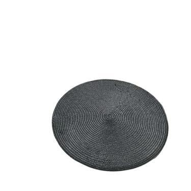 Imagem de Jogo Americano kit 4 Peças Mesa Sousplat Cozinha Redondo Jantar Descanso de Prato(cinza × 4)