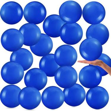 Imagem de Bola flutuante de piscina inflável de 15 cm Beach Ball Yinder x24 azul