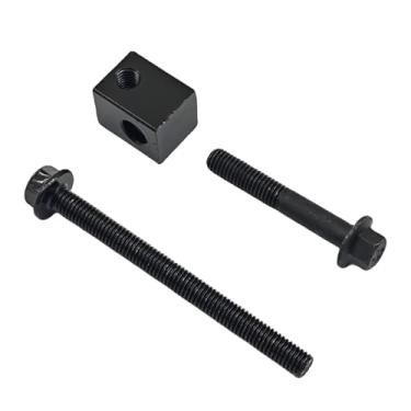 Imagem de GOLACOD Kit de ajuste de polia da bomba do alternador com parafusos e porcas de montagem compatível com Hyundai Elantra 2001-2006 Accent 2000-2007 Kia Rio 2006-2007 Substitui 37463-33000 37462-22000