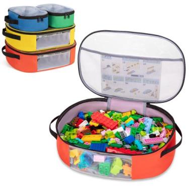 Imagem de Organizador de armazenamento de brinquedos Rexmica, conjunto de 4 bols