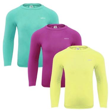 Imagem de Kit 3 Camisas Térmicas Selene Proteção UV50+ Infantil