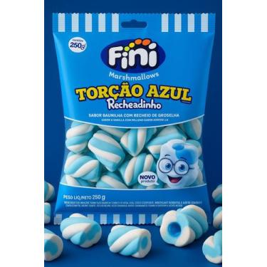 Imagem de MARSHMALLOW FINI 250g RECHEADO TORÇÃO AZUL GROSELHA