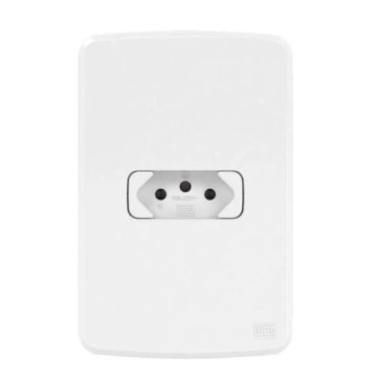Imagem de Cj 4x2 1 Tomada 2P+T 10A Branco Composé WEG
