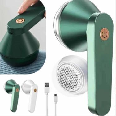 Imagem de Removedor De Fiapos Papa Bolinhas Recarregável - Verde