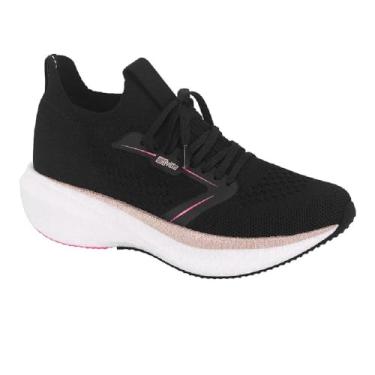 Imagem de Tenis Actvitta Casual Ref 4849.202.30384 Preto/preto/pink-rosa 38