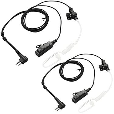 Imagem de Fone de ouvido de rádio, compatível com Motorola CP200 CP200D, Motorola BPR40 CP100D CP185 RDM2070D, fone de ouvido de rádio bidirecional, walkie talkie com microfone, fone de ouvido para rádio