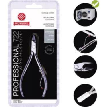 Imagem de Alicate Cutícula 722 Professional Premium Aço Inox Mundial