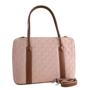 Imagem de Bolsa Pasta Para Notebook Executiva Bottega Luxo Para Até 15 Polegadas Ideal Para Carregar Mouse Carregador (BOL3-ROS)