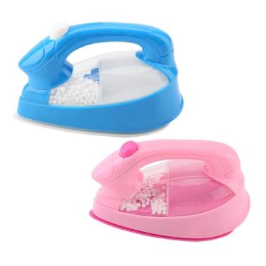 Imagem de Cryfokt Mini Ferro Elétrico Rosa Crianças Fingem Brincar de Brinquedo, Mini Brinquedo de Móveis Seguro de para Experiência de Trabalho Doméstico, para Crianças Interação Pai-filho