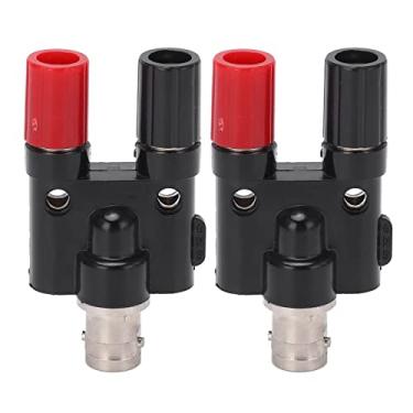 Imagem de BNC fêmea para soquete banana de 4 mm conector adaptador de latão ABS invólucro de isolamento para equipamentos eletrônicos equipamentos industriais