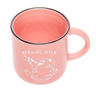 Imagem de Caneca Creamy Milk 180Ml Rosa Cerâmica Lyor