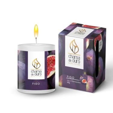 Imagem de Vela 60g perfumada FIGO Chama de Ouro.
